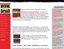 Tablet Screenshot of hackinglinuxexposed.com